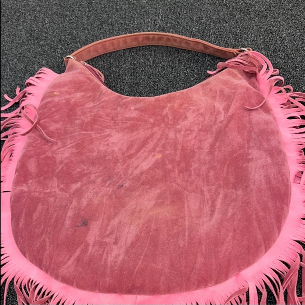 Fringed Pink Handbag - Picture 4 of 4